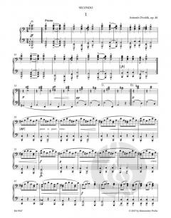 Slawische Tänze op. 46 von Jarmil Burghauser für Klavier zu vier Händen im Alle Noten Shop kaufen