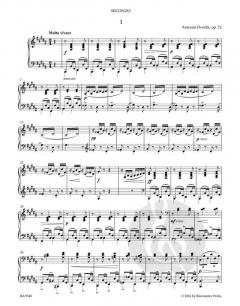 Slawische Tänze op. 72 von Jarmil Burghauser für Klavier zu vier Händen im Alle Noten Shop kaufen