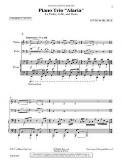 Piano Trio Alaria (Peter Schickele) 