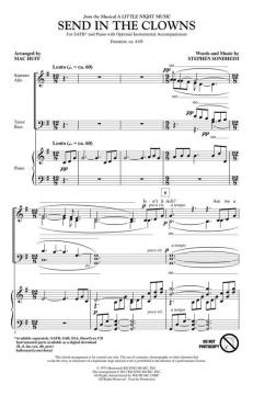 Send In The Clowns (from A Little Night Music) (Stephen Sondheim) 