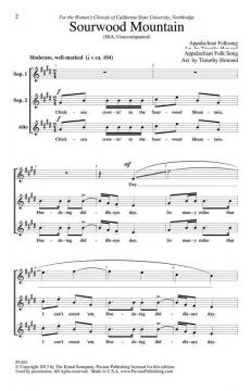 Sourwood Mountain (T. Howard) 