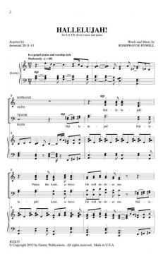 Hallelujah (Rosephanye Powell) 