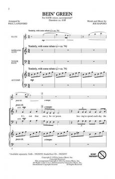 Bein' Green von Joe Raposo 