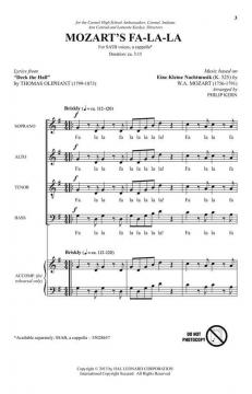 Mozart's Fa-la-la (W.A. Mozart) 