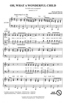 Oh What A Wonderful Child (Greg Gilpin) 