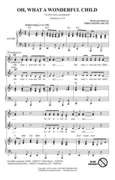 Oh What A Wonderful Child (Greg Gilpin) 