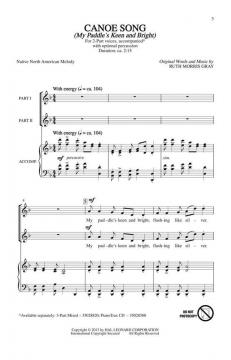 Canoe Song (My Paddle's Keen And Bright) 