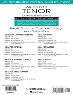 Arias For Tenor 