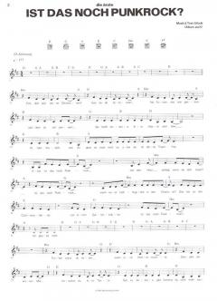 Notenfreund & auch (Erweiterung) von Die Ärzte 