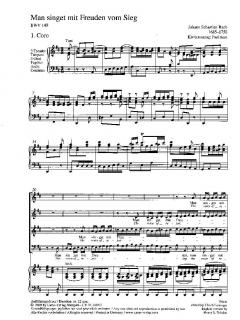 Man singet mit Freuden vom Sieg BWV 149 von Johann Sebastian Bach (Download) 