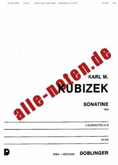 Sonatine von Karl Maria Kubizek 