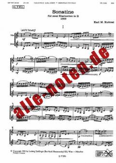 Sonatine von Karl Maria Kubizek 