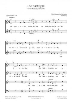 Chorlieder der Romantik Band 2 