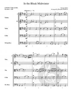 In the Bleak Midwinter von Gustav Holst (Download) 