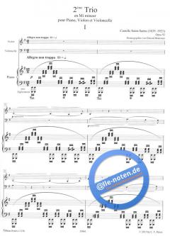 Trio Nr. 2 e-Moll op. 92 (Camille Saint-Saëns) 