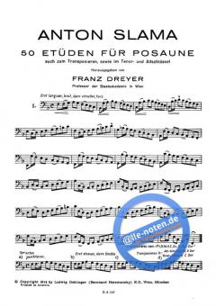 50 neue Etüden von Anton Slama 
