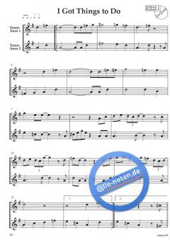 Ein halbes Dutzend Jazz Duette Vol. 2 von Hans-Jörg Fischer für Tenorhorn