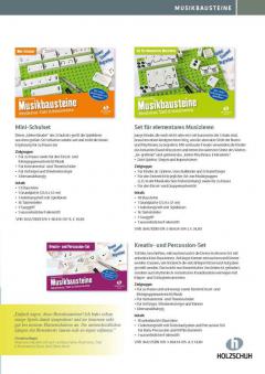 Musikbausteine Kreativ- und Percussion-Set 