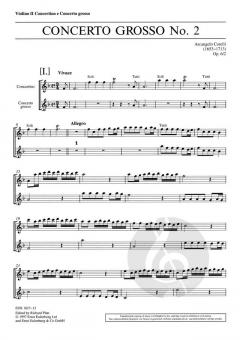 Concerto grosso op. 6 Nr. 2 F-dur (Arcangelo Corelli) 