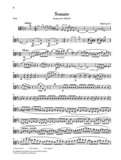 Sonate c-moll von Felix Mendelssohn Bartholdy für Viola und Klavier im Alle Noten Shop kaufen