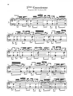 Gnossiennes von Erik Satie 