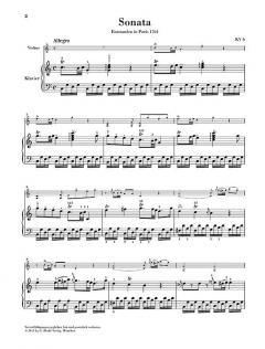 Wunderkind-Sonaten Band 1 KV 6-9 von Wolfgang Amadeus Mozart für Klavier und Violine im Alle Noten Shop kaufen