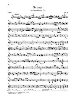 Wunderkind-Sonaten Band 2 KV 10-15 von Wolfgang Amadeus Mozart für Klavier und Violine (mit Violoncello) im Alle Noten Shop kaufen