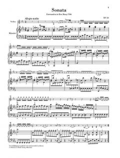 Wunderkind-Sonaten Band 3 KV 26-31 von Wolfgang Amadeus Mozart für Klavier und Violine im Alle Noten Shop kaufen