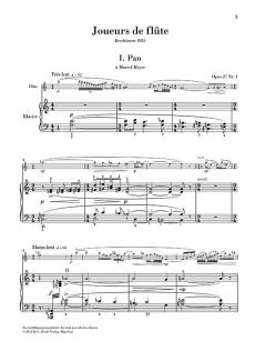 Joueurs de flûte op. 27 von Albert Roussel für Flöte und Klavier im Alle Noten Shop kaufen
