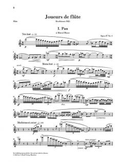 Joueurs de flûte op. 27 von Albert Roussel für Flöte und Klavier im Alle Noten Shop kaufen