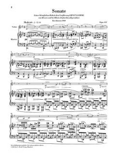 Klarinettensonate Op. 107 von Max Reger 