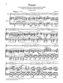 Klarinettensonate op. 107 von Max Reger 
