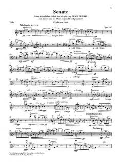 Klarinettensonate op. 107 von Max Reger 