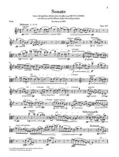 Klarinettensonate op. 107 von Max Reger 