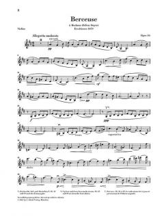 Berceuse Op. 16 von Gabriel Fauré für Violine und Klavier im Alle Noten Shop kaufen