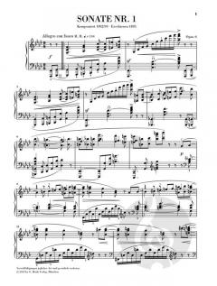 Klaviersonate Nr. 1 f-moll op. 6 von Alexander Skrjabin im Alle Noten Shop kaufen