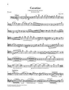 Cavatine op. 144 von Camille Saint-Saëns für Posaune und Klavier im Alle Noten Shop kaufen