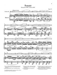 Sonate F-dur Op. 99 von Johannes Brahms für Klavier und Violoncello im Alle Noten Shop kaufen