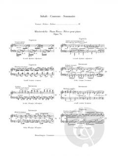 Klavierstücke op. 76 von Johannes Brahms im Alle Noten Shop kaufen