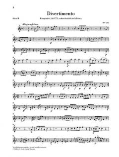 Divertimenti für Bläsersextett (Wolfgang Amadeus Mozart) 