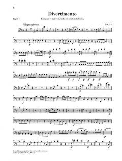 Divertimenti für Bläsersextett (Wolfgang Amadeus Mozart) 