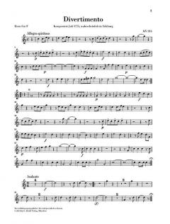 Divertimenti für Bläsersextett (Wolfgang Amadeus Mozart) 