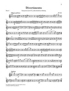 Divertimenti für Bläsersextett (Wolfgang Amadeus Mozart) 