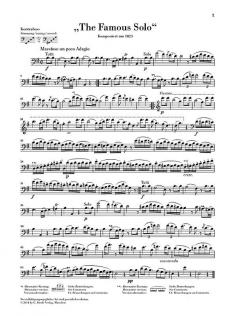 The Famous Solo von Domenico Dragonetti für Kontrabass und Orchester im Alle Noten Shop kaufen