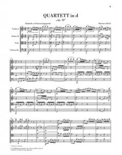 Streichquartette op. 42, op. 50, op. 54/55 von Joseph Haydn im Alle Noten Shop kaufen - HN5322