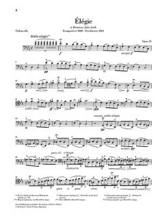 Élégie Op. 24 von Gabriel Fauré für Violoncello und Klavier im Alle Noten Shop kaufen