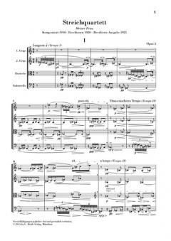 Streichquartett op. 3 von Alban Berg im Alle Noten Shop kaufen