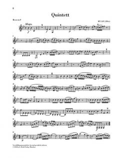 Hornquintett Es-dur KV 407 (386c) (W.A. Mozart) 