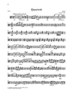 Streichquartett G-dur op. post. 161 D 887 von Franz Schubert im Alle Noten Shop kaufen (Stimmensatz)