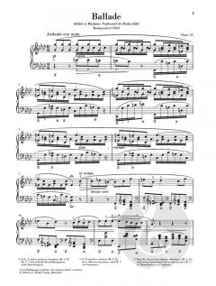 Ballade f-moll op. 52 von Frédéric Chopin 